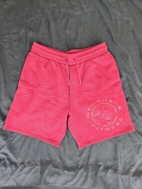 Gymshark Men’s Burgundy  Logo Fleece Shorts